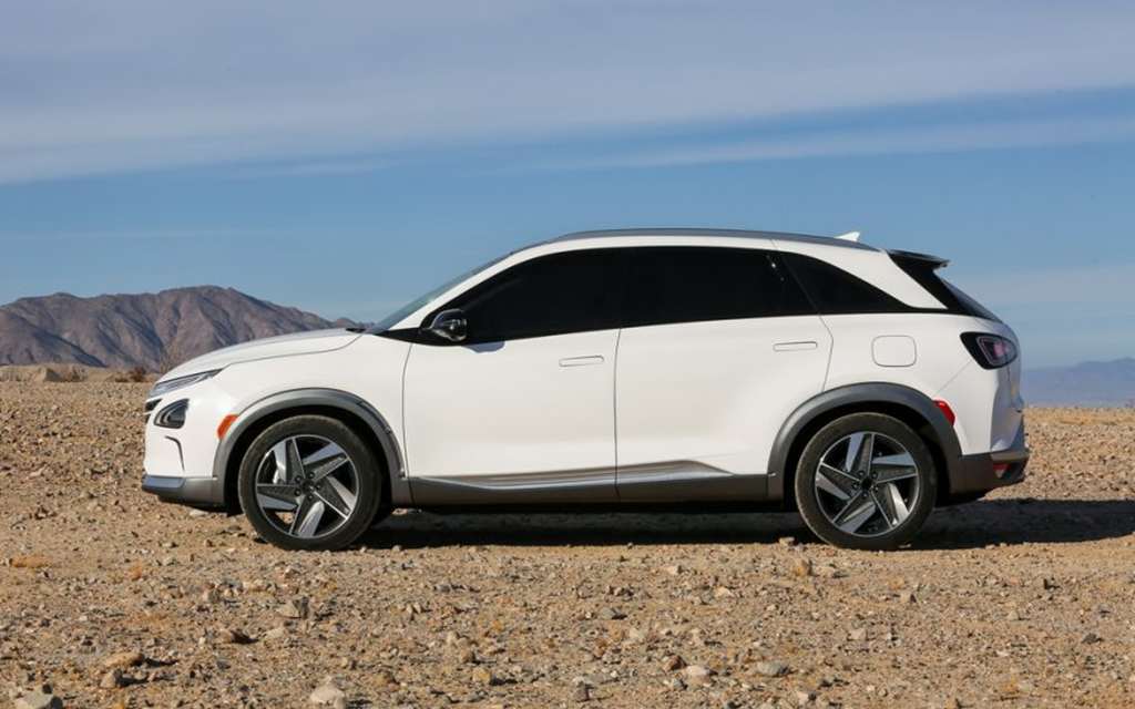 Hyundai Nexo 2019. Вид сбоку
