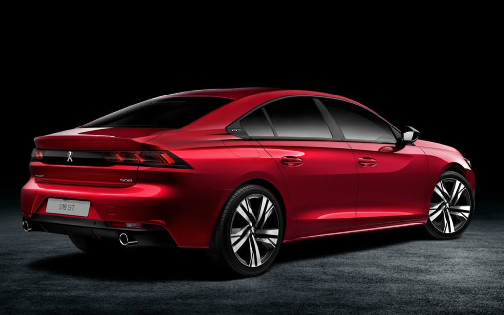 Peugeot 508 2019. Вид сбоку