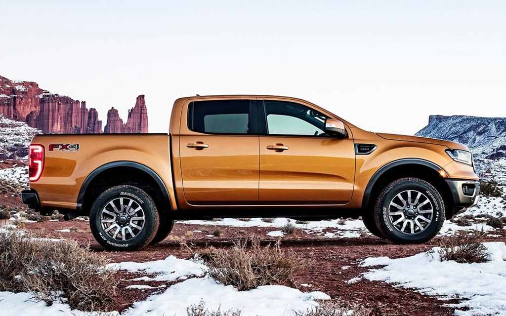 Ford Ranger 2019. Вид сбоку