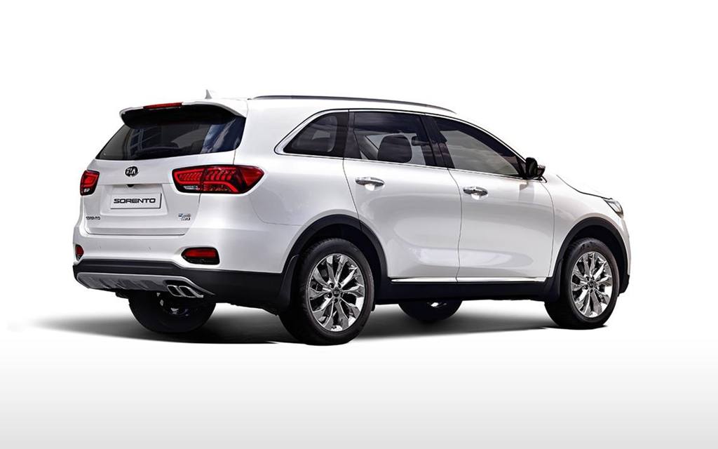 Kia Sorento Prime 2018-2019. Вид сзади